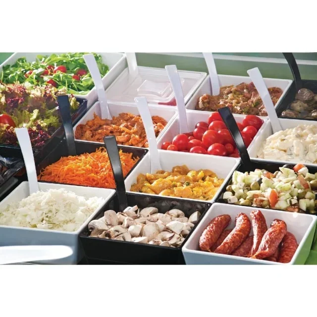 Bandeja Float Negra 1,5L - Vajilla Desechable Elegante