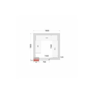 Shelving Set for Cold Room 1800 x 1800