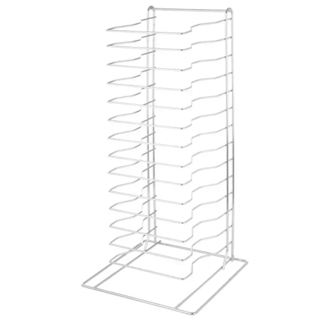 Aluminum Pizza Storage Rack for 14 Pizzas