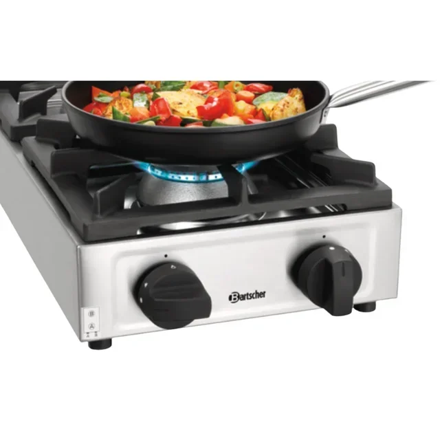 Réchaud Gaz 2 Brûleurs - Puissance 11 kW