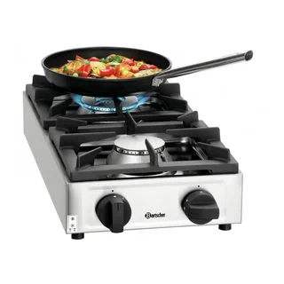 Réchaud Gaz 2 Brûleurs - Puissance 11 kW