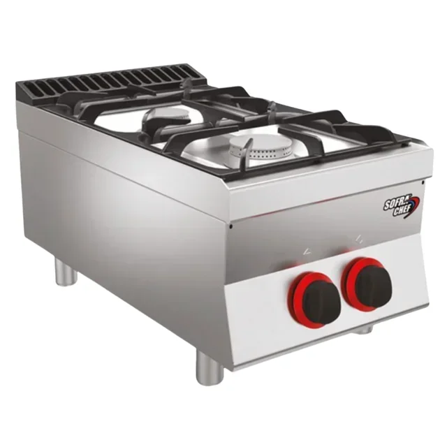 SOFRACHEF Butan Gasherd 2 Brenner - Leistung 11550W