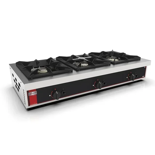 Gas Stove 3 Burners - Power 21 kW (3 x 7 kW)