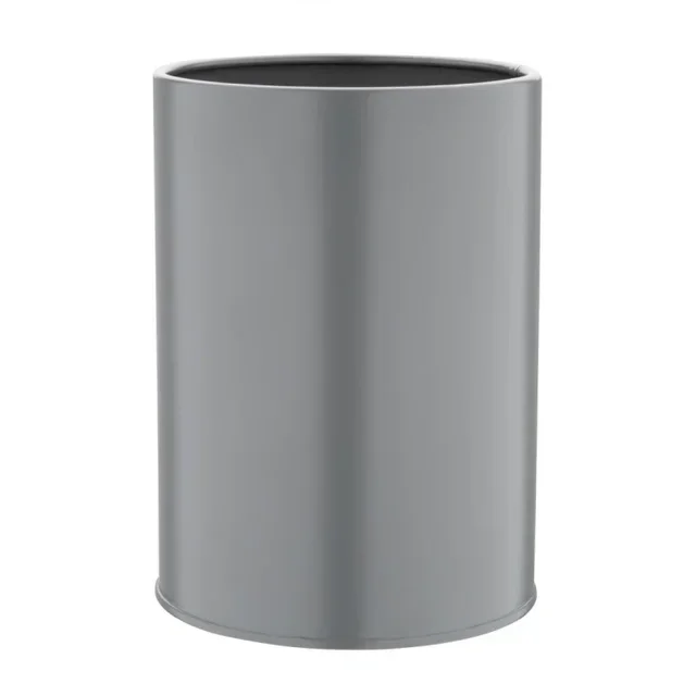 Metal Galvanized Grey Cutlery Holder - 110 mm Diameter