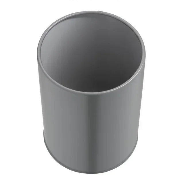 Metal Galvanized Grey Cutlery Holder - 110 mm Diameter