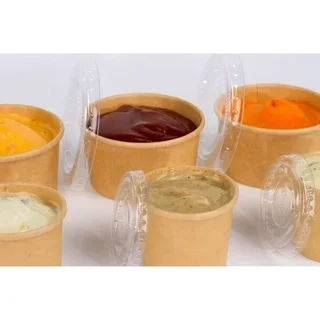 Récipient à Sauce Kraft 30 ml - Pack de 50 Unités