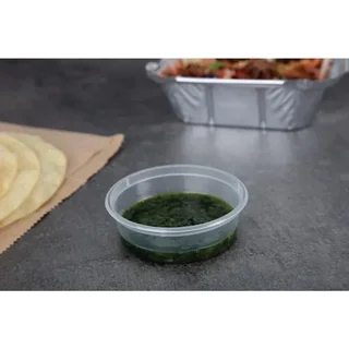 Microwaveable Sauce Pots 50 ml - Pack of 100