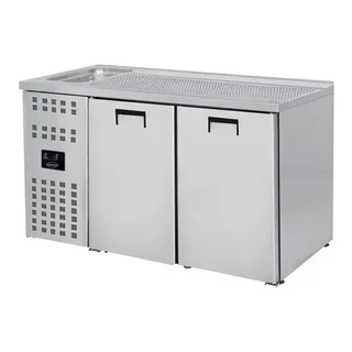 Getränkekühlschrank 2 Türen - Linke gekühlte Wanne