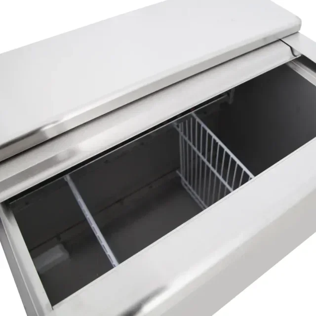 Frigorifero per Bevande Inox 270 L - Porta in Vetro