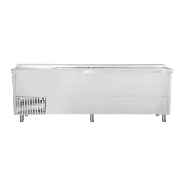 Professional Stainless Steel Beverage Chest Freezer 790 Liters