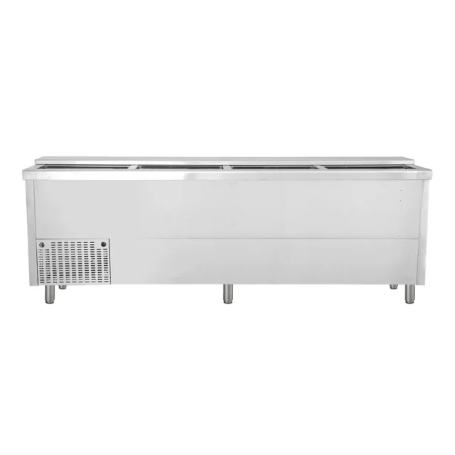 Freezer Horizontal Profissional de Aço Inox para Bebidas 790 Litros