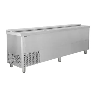 Freezer Horizontal Profissional de Aço Inox para Bebidas 790 Litros