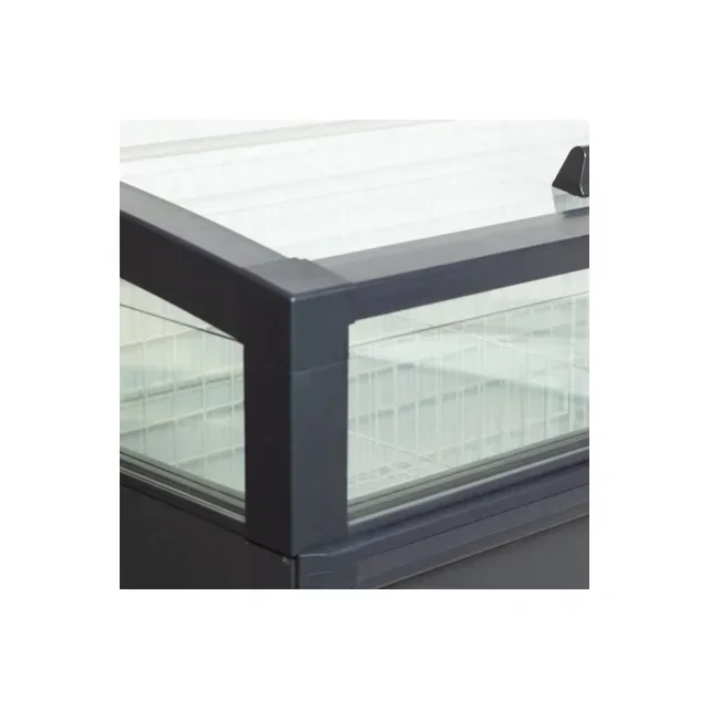 Double Sliding Door Refrigerator 995 L with Freezer - Glass Front