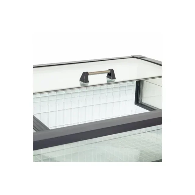 Double Sliding Door Refrigerator 995 L with Freezer - Glass Front