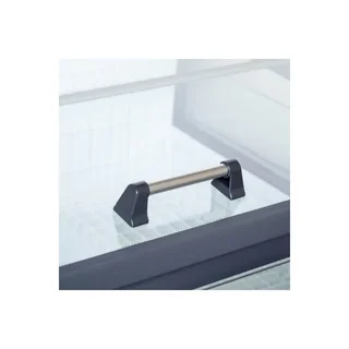 Double Sliding Door Refrigerator 995 L with Freezer - Glass Front