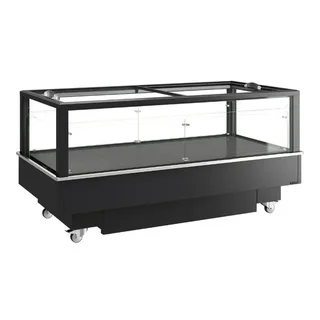 Frigorífico Congelador Preto 427 Litros - Acabamento em Vidro