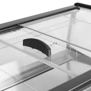 Refrigerador Tapa Superior de Vidrio Corrediza 105 Litros