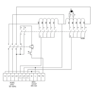 Dreiphasiger Drehzahlregler für Dunstabzugshaube - 3000W