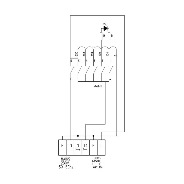 Regolatore Variatore di Velocità Monofase per Cappa Aspirante - 1150W