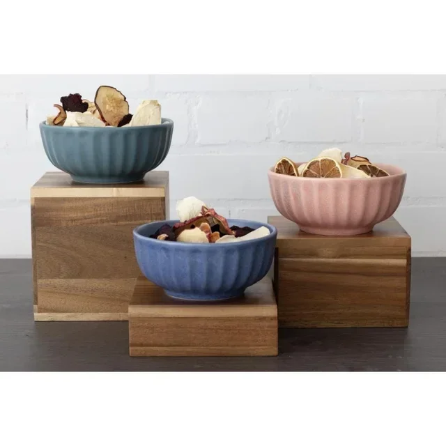 Rialzi per Letto in Legno di Acacia 50/100/150 mm - Set di 3 Pezzi