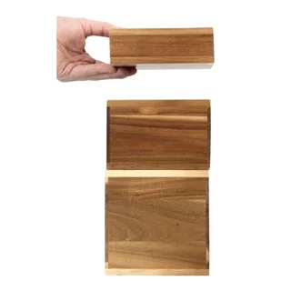 Rialzi per Letto in Legno di Acacia 50/100/150 mm - Set di 3 Pezzi