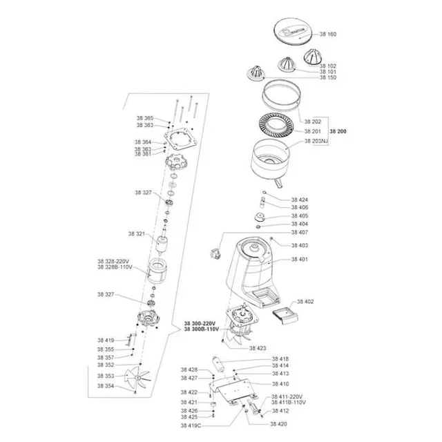 Juice Recovery Tank Yellow