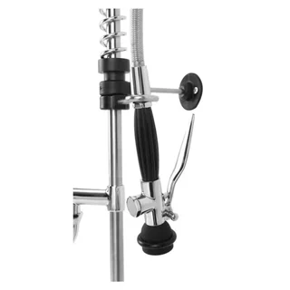 Küchenarmatur mit schwenkbarem Auslauf, ausziehbarer Brause und Einloch-Mischbatterie - Generalüberholt