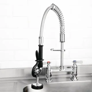 Robinet de Cuisine avec Douchette Extractible Double Fonction Inox