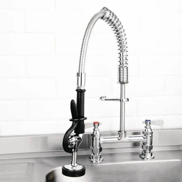 Robinet de Cuisine avec Douchette Extractible Double Fonction Inox