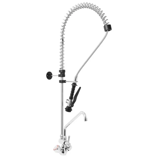 Robinet de Cuisine Douchette Extractible avec Mitigeur Monotrou et Bec Col de Cygne