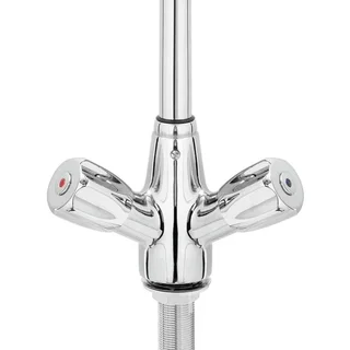 Torneira de Pescoço de Cisne com Misturador e Chuveirinho para Louça