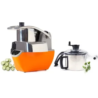 Robot da Cucina Multifunzione: Tritacarne e Affettatrice per Verdure con Regolazione della Velocità e Display Digitale Integrato