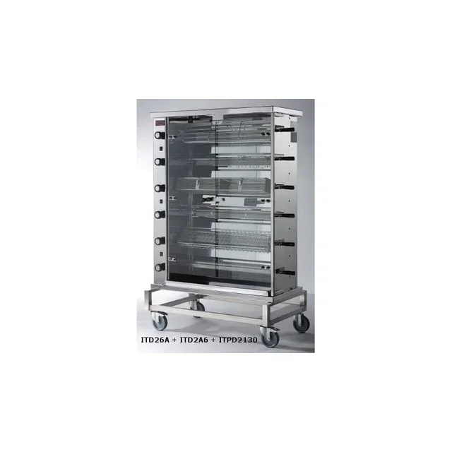 Vertical Gas Rotisserie Prélude 2 - 6 Cooking Spits