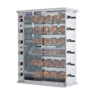 Vertical Gas Rotisserie Prélude 2 - 6 Cooking Spits