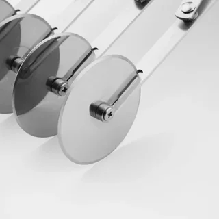 Extendable Multi-Blade Cutting Roller with 5 Smooth Blades