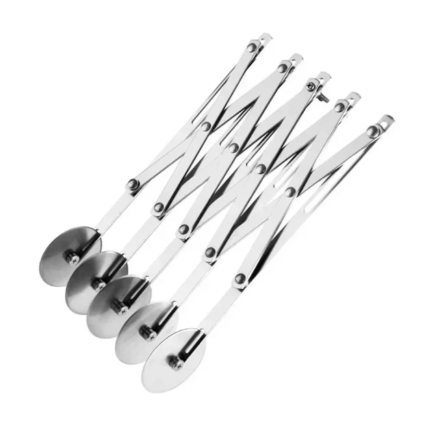 Extendable Multi-Blade Cutting Roller with 5 Smooth Blades