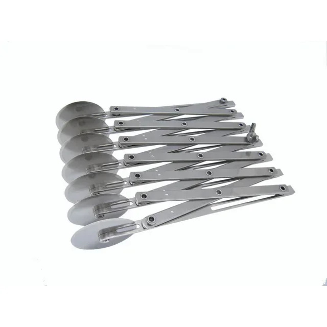 Extendable Pastry Roller 7 Blades - Smooth Multi-Cut Decor