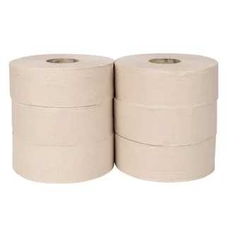 Giant Eco-Friendly Paper Towel Rolls 2-Ply 300 Meters - Pack of 6 Rolls