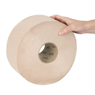 Giant Eco-Friendly Paper Towel Rolls 2-Ply 300 Meters - Pack of 6 Rolls