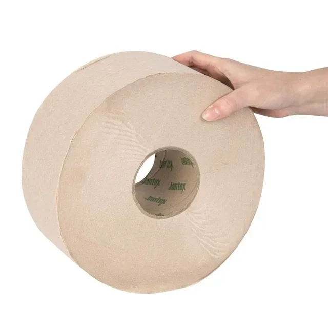 Giant Eco-Friendly Paper Towel Rolls 2-Ply 300 Meters - Pack of 6 Rolls