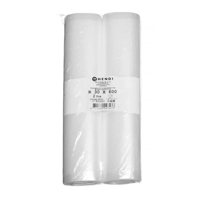 Vacuum Sealer Bag Roll Embossed 6000 x 300 mm - Pack of 2