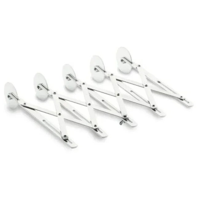 5 Adjustable Stainless Steel Rolling Pins - Professional Pastry