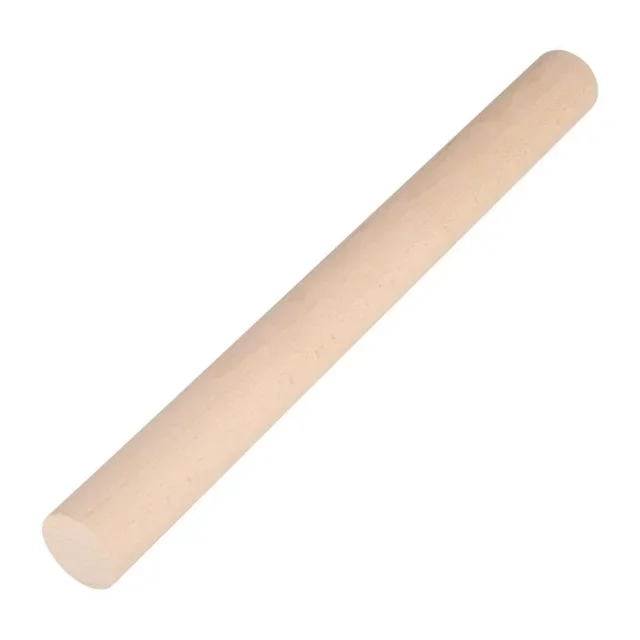Natural Wood Rolling Pin 45.7 cm - Home Baking