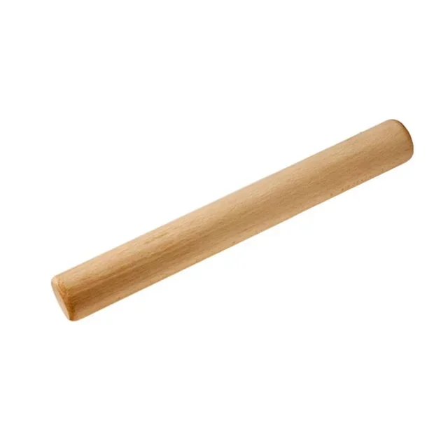 Wooden Pastry Rolling Pin Natural Beech - 43 cm Length