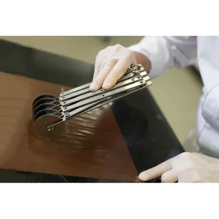 Rolo de Corte Extensível com 5 Lâminas Lisas - Cortador Múltiplo Ajustável