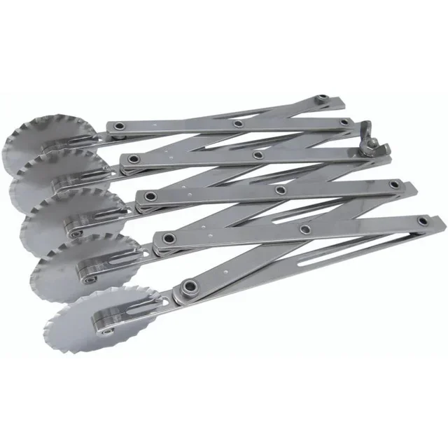 Extendable Multi-Blade Cutting Roller - 5 Fluted Blades