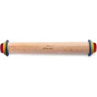 Adjustable Rolling Pin with Removable Thickness Rings