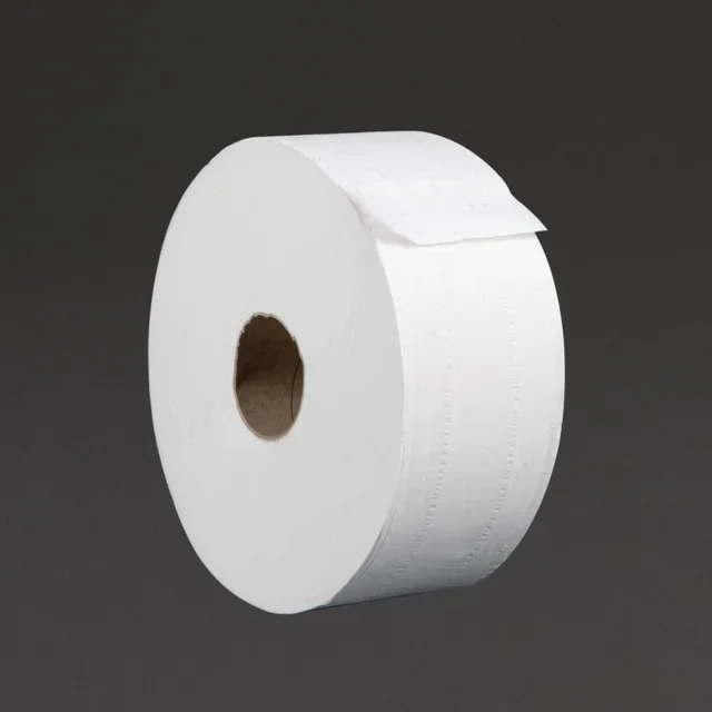 Jumbo Toilet Paper Rolls 2-Ply - Pack of 6 Units