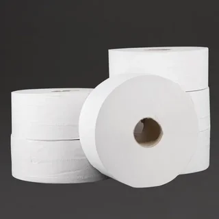 Jumbo Toilet Paper Rolls 2-Ply - Pack of 6 Units