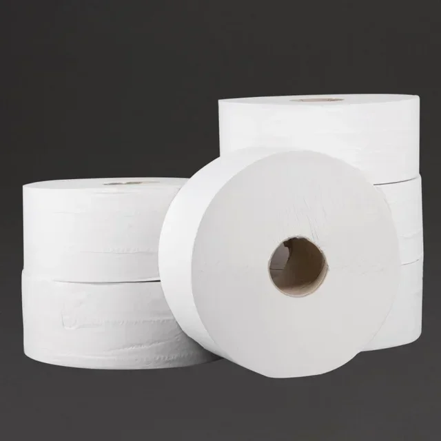 Jumbo Toilet Paper Rolls 2-Ply - Pack of 6 Units